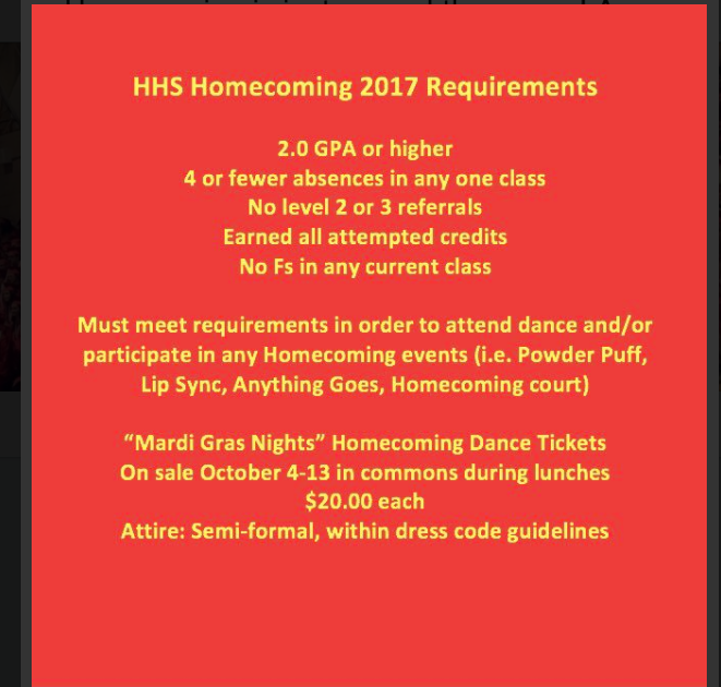 Homecoming Week: October 9-13, 2017