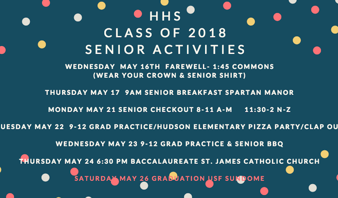 2018 Senior Activities