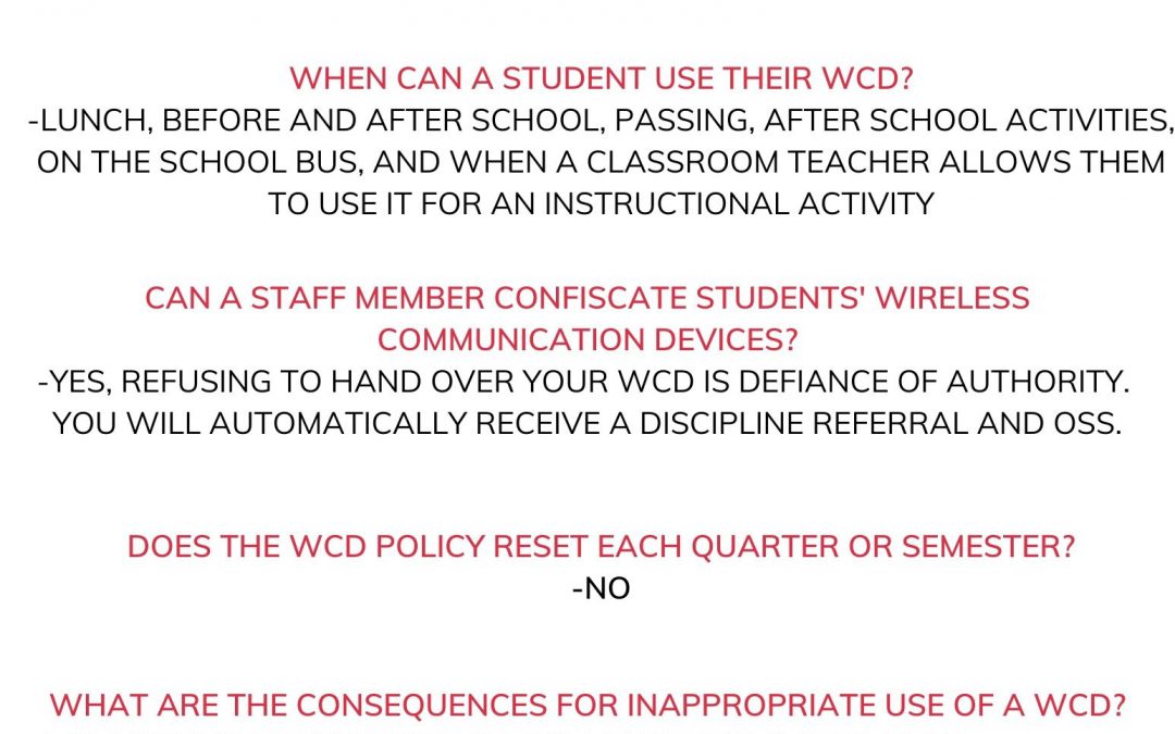 HHS Wireless Communication Device Policy